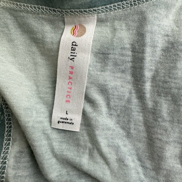 NWT Daily Practice by Anthropologie‎ Half Pipe Mini Dress in Green Motif Size L - Picture 11 of 13